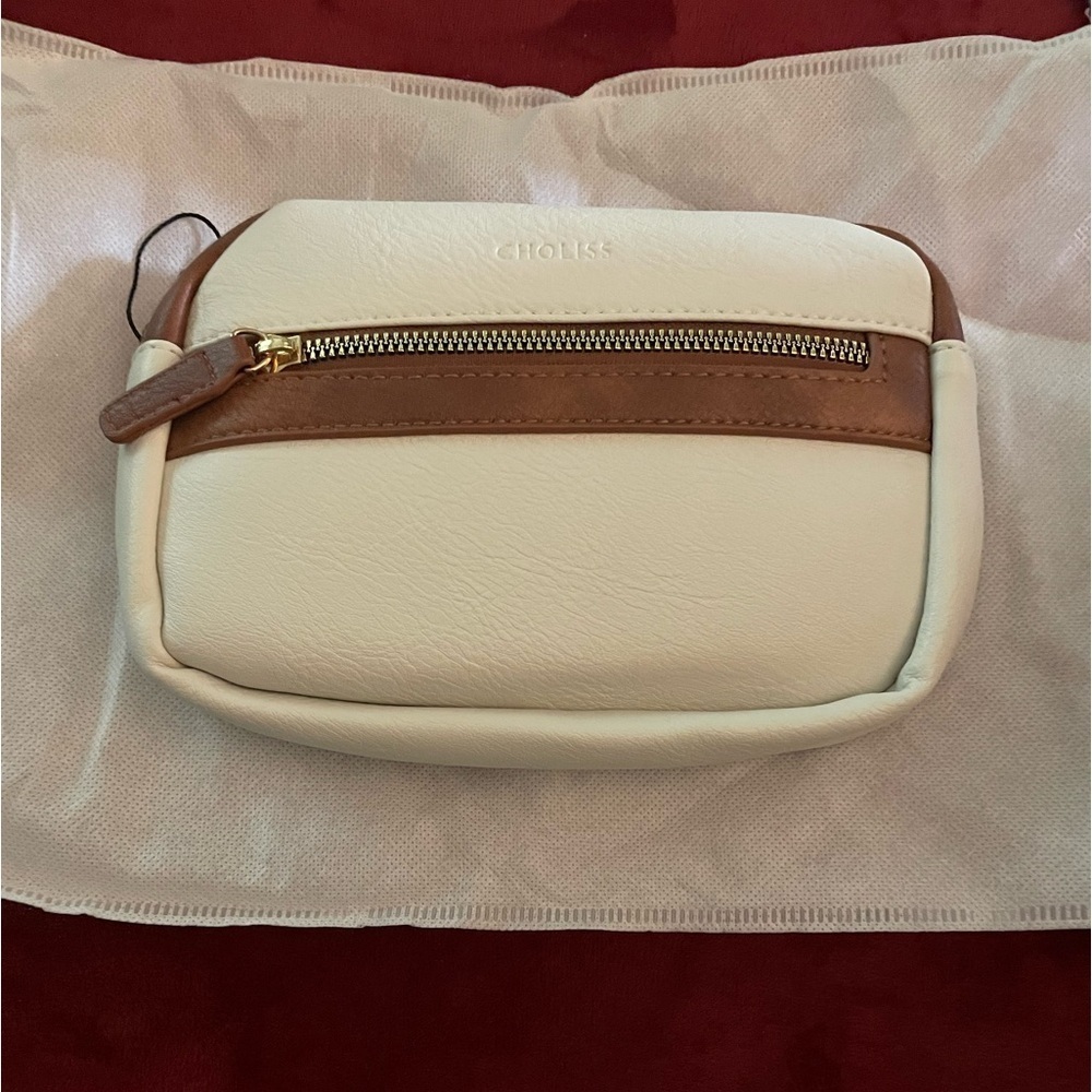 Vegan Leather Waist Crossbody Bag